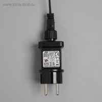 Гирлянда &laquo;Клип-лайт&raquo; 5 нитей по 20 м, IP44, УМС, тёмная нить, 665 LED, свечение зелёное, 24 В