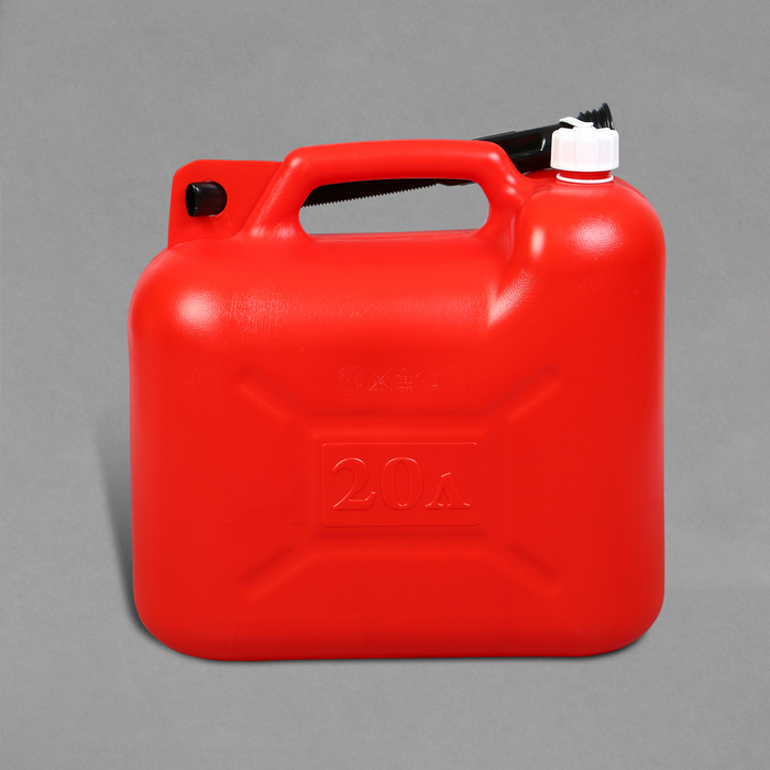 Канистра ГСМ &laquo;Звезда&raquo;, 20 л, с заливным устройством, крышка МИКС