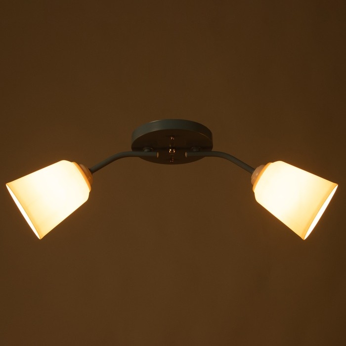 Люстра Люстра "Онлайн" (цил.) 2х15Вт Е27 МОДЕЛЬ:BR 00277 голубой 50х15х15см