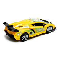 Машина радиоуправляемая «Суперкар», на батарейках, цвет жёлтый Машина радиоуправляемая «Суперкар», на батарейках, цвет жёлтый