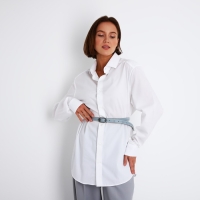 Ремень женский, ширина 2,4 см, пряжка металл, цвет голубой Ремень женский, ширина 2,4 см, пряжка металл, цвет голубой