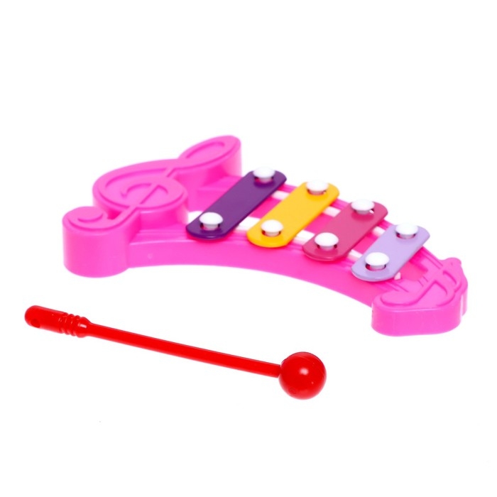 Игрушка музыкальная-металлофон «Нотка», цвета МИКС Игрушка музыкальная-металлофон «Нотка», цвета МИКС