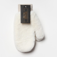 Варежки на иск.меху MINAKU пушистые 25 см молочный Варежки на иск.меху MINAKU пушистые 25 см молочный