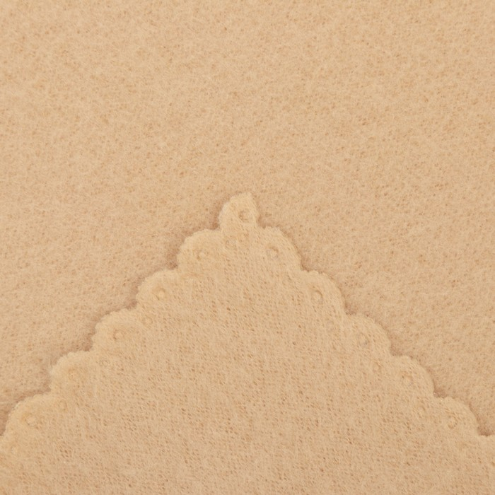 Плед "Экономь и Я" Бежевый 150*130 см, пл.160 г/м2, 100% п/э