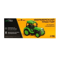 Трактор радиоуправляемый «Фермер», работает от аккумулятора, цвет красный Трактор радиоуправляемый «Фермер», работает от аккумулятора, цвет красный