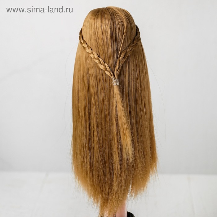 Волосы для кукол «Прямые с косичками» размер маленький, цвет 24 Волосы для кукол «Прямые с косичками» размер маленький, цвет 24