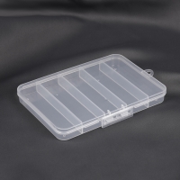 Органайзер для рукоделия, с подвесом, 5 отделений, 15 &times; 10,5 &times; 1,8 см, цвет прозрачный