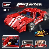 Конструктор Техно «Красная молния», инерционный механизм, 814 деталей Конструктор Техно «Красная молния», инерционный механизм, 814 деталей