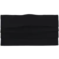 Маска гигиеническая Respire, двухслойная, немедицинская, черная, размер М