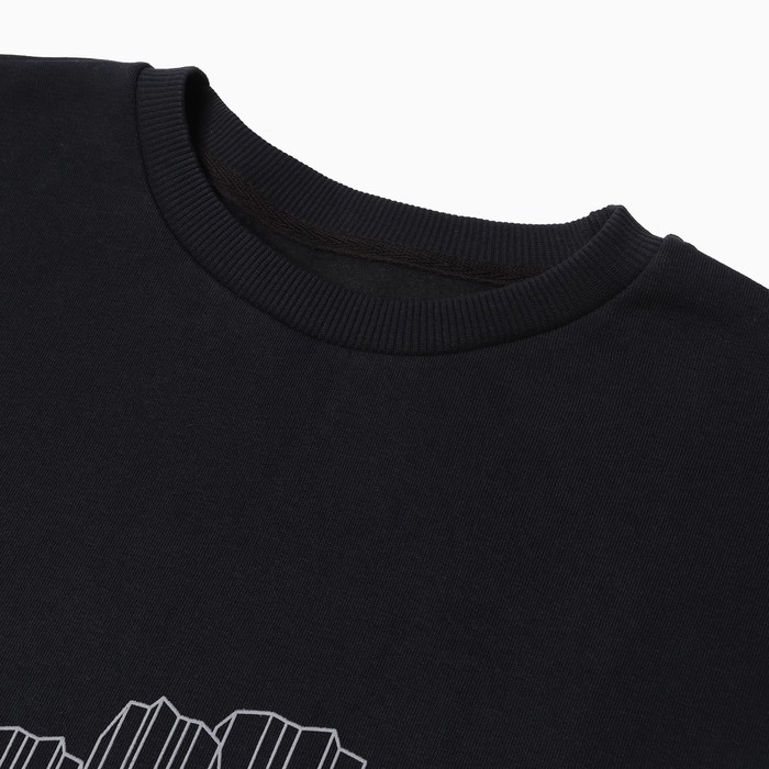 Свитшот мужской НАЧЁС, цвет чёрный, размер 48 Свитшот мужской НАЧЁС, цвет чёрный, размер 48