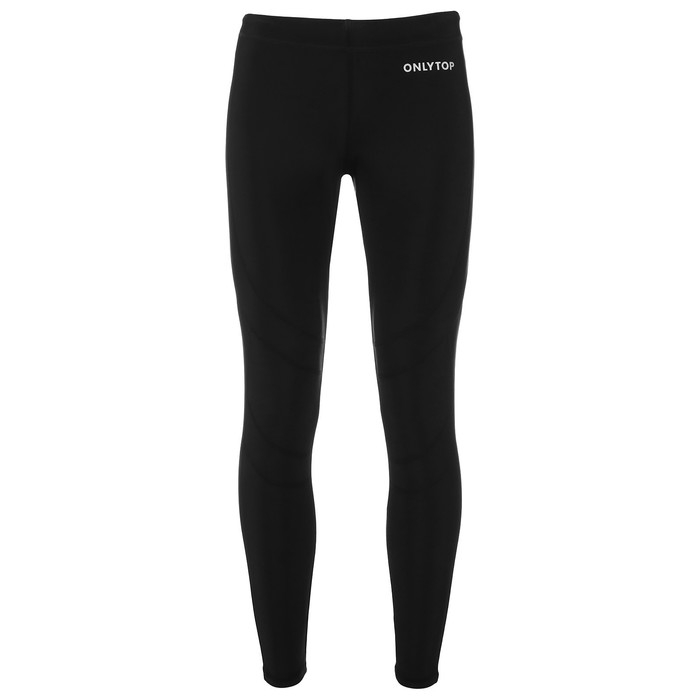 Лосины ONLYTOP беговые мужские, р. 50, цвет чёрный Лосины ONLYTOP беговые мужские, р. 50, цвет чёрный