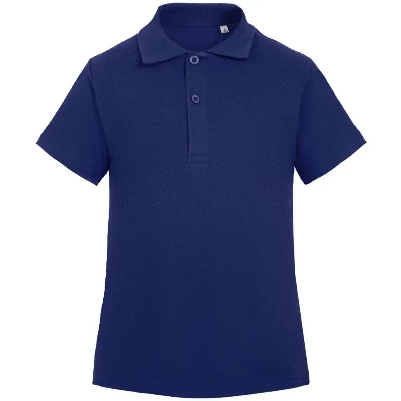 Рубашка поло детская Virma Kids, темно-синяя, 10 лет