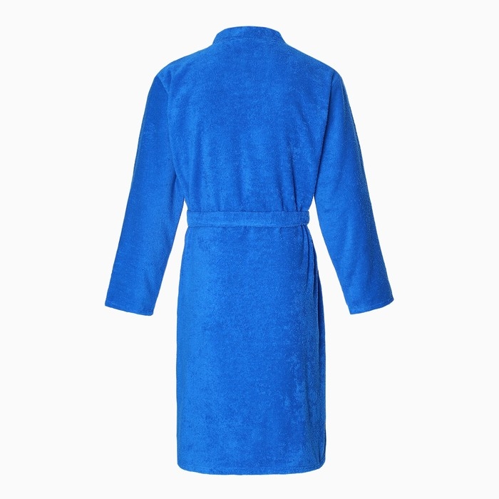 Халат махровый Экономь и Я мужской, размер 52-54, цвет синий, 100% хлопок с AIRO, 320 г/м2