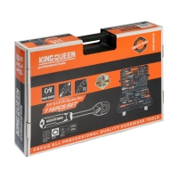 Набор инструментов универсальный KINGQUEEN, 72 зуба, 1/2 1/4", 116 предметов