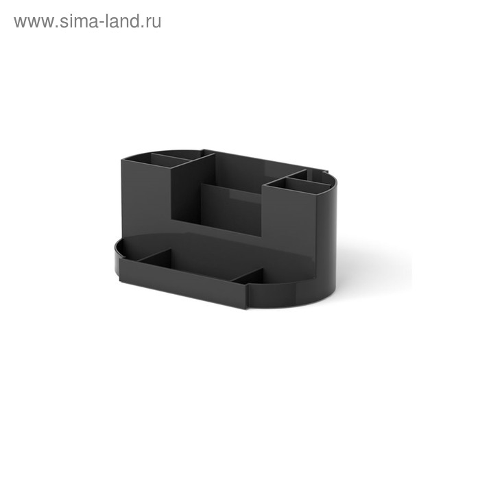 Подставка-органайзер для канцелярии ErichKrause Подставка-органайзер для канцелярии ErichKrause "Виктория" без наполнения, чёрная