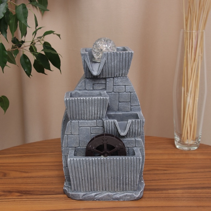 Фонтан Фонтан "Малкольм" 29х15 см (с подсветкой)