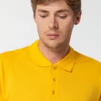 Рубашка поло мужская Summer 170 желтая, размер XS Рубашка поло мужская Summer 170 желтая, размер XS
