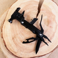 Мультитул 13в1 с плоскогубцами и разводным ключом, черный Мультитул 13в1 с плоскогубцами и разводным ключом, черный