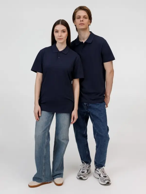 Рубашка поло унисекс Pulse, кобальт (темно-синяя), размер XXL