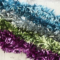 Мишура "Мега" пышная, d-9 см 200 см, микс Мишура "Мега" пышная, d-9 см 200 см, микс