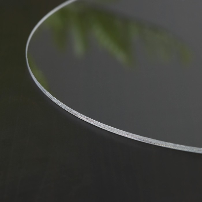 Подложка акриловая, d=26 см, h=0,3 см, цвет прозрачный