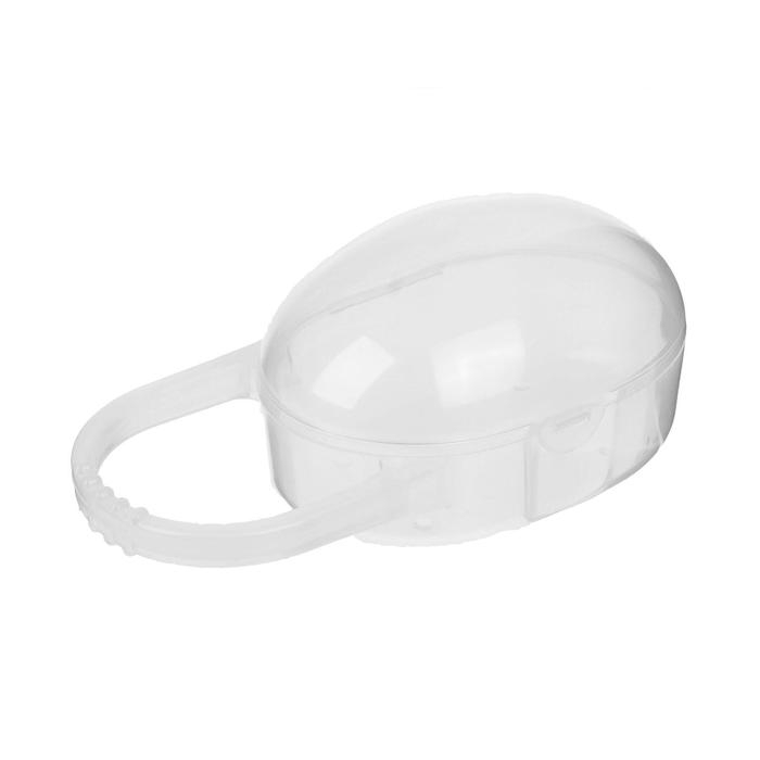 Контейнер для хранения и стерилизации сосок и пустышек, цвет прозрачный Контейнер для хранения и стерилизации сосок и пустышек, цвет прозрачный