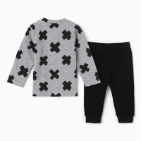 Набор: джемпер и брюки Крошка Я "Stylish boy", рост 74-80 см