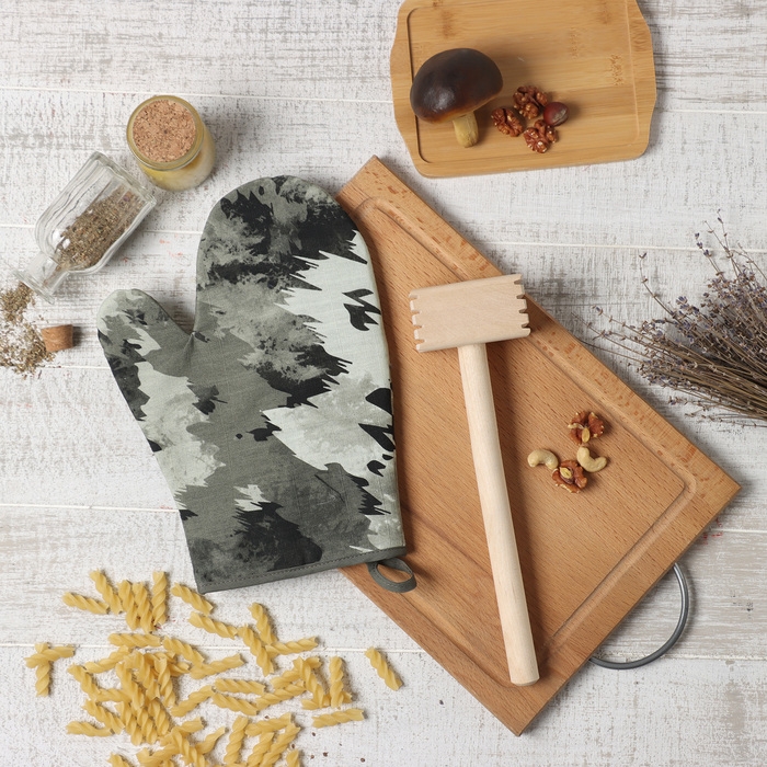 Кух. набор Нunter варежка-прихватка 20х28см, молоток деревян. Кух. набор Нunter варежка-прихватка 20х28см, молоток деревян.