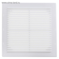 Решетка вентиляционная ERA 2525 Р, 250x250 мм, с сеткой, разъемная Решетка вентиляционная ERA 2525 Р, 250x250 мм, с сеткой, разъемная