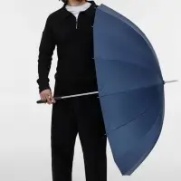 Зонт-трость Hit Golf, темно-синий Зонт-трость Hit Golf, темно-синий