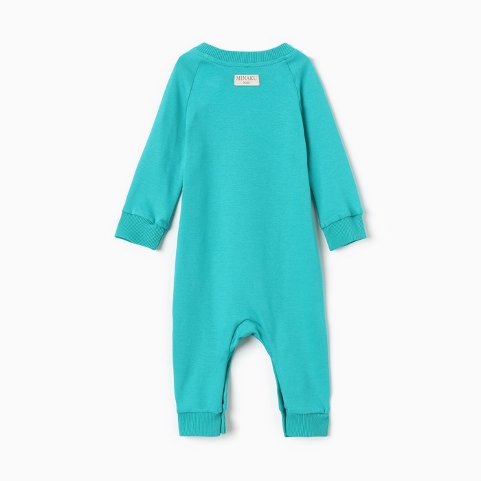 Комбинезон детский MINAKU цвет изумрудный, рост 80-86 см