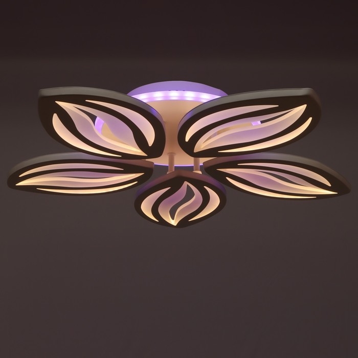 Светильник ГАЛЛОП "Галактика" 423700 LED 90W RGB белый 60,5х60,5х7,5см 4916809