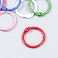 Кольцо для творчества (для фотоальбомов) "Цвет" МИКС внутр. d= 2 см внешн. d=2,4 см набор 8 шт 91494 Кольцо для творчества (для фотоальбомов) "Цвет" МИКС внутр. d= 2 см внешн. d=2,4 см набор 8 шт 91494