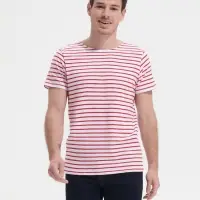 Футболка Miles Men белая с темно-синим, размер L