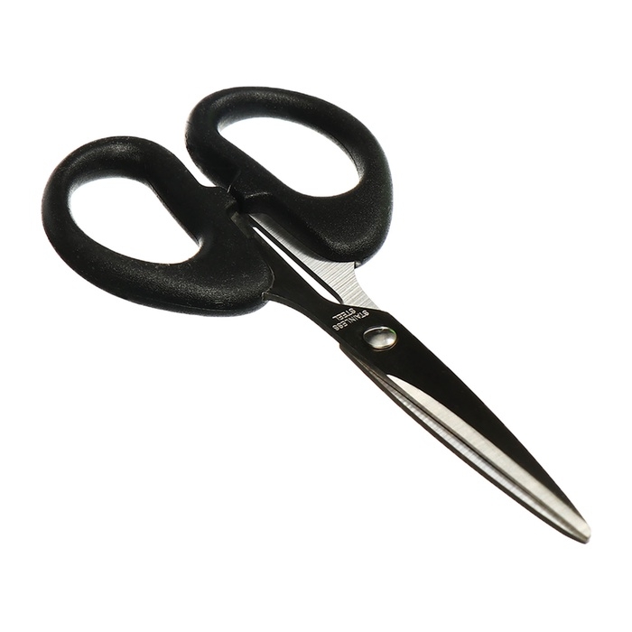 Ножницы канцелярские 13,5см Офис пластиковые ручки, европодвес Ножницы канцелярские 13,5см Офис пластиковые ручки, европодвес