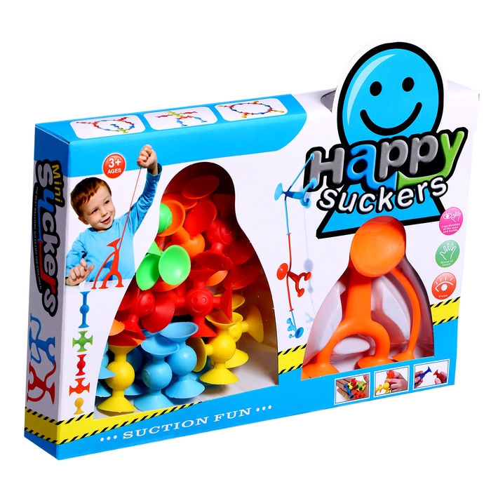 Конструктор &laquo;Весёлые присоски&raquo;, 28 деталей