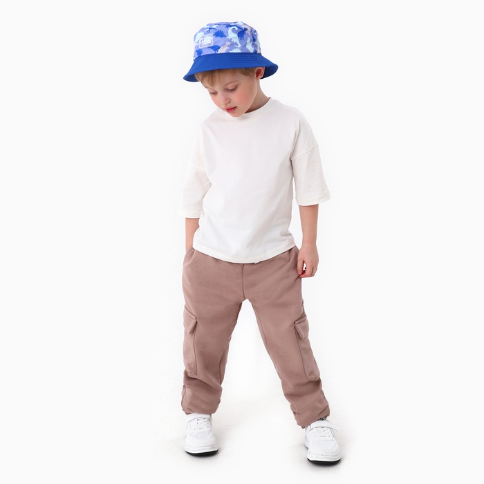 Панама детская для мальчика &laquo;Динозаврики&raquo;, р-р 54