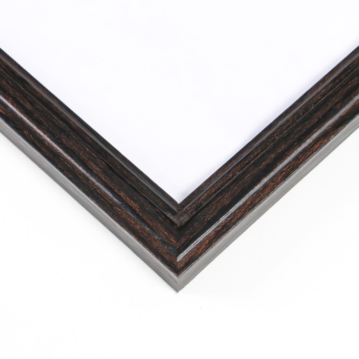 Фоторамка дерево 21х30 см, №1, 17 мм, Венге (пластиковый экран)