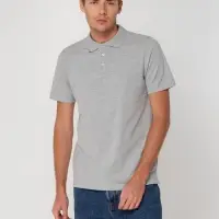 Рубашка поло мужская Virma light, серый меланж, размер 3XL