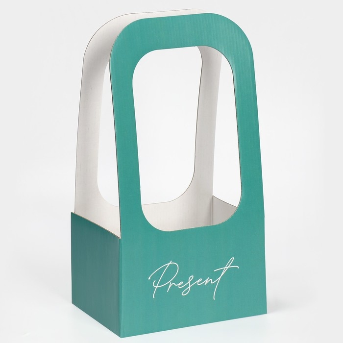 Коробка-переноска для цветов &laquo;Present&raquo;, 17 &times; 12 &times; 32 см