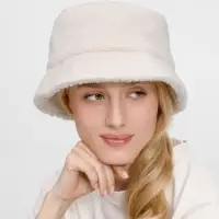 Панама Oblako, утепленная, молочно-белая