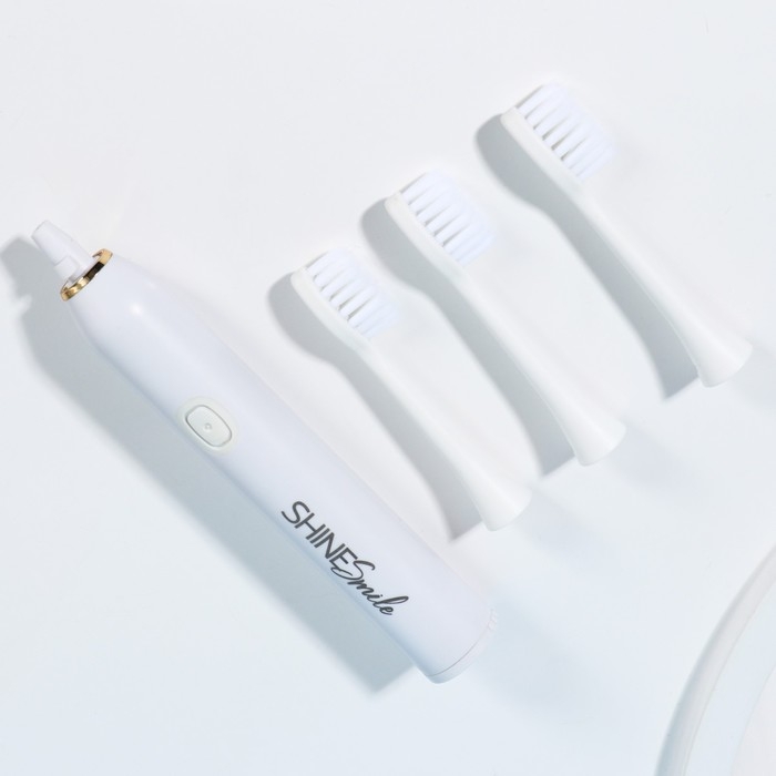 Электрическая новогодняя зубная щётка &laquo;Новый год: Цели любые по зубам&raquo;, 3 насадки, вибрационная