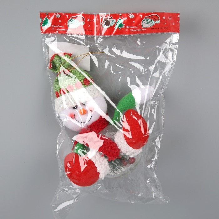 Ёлочная игрушка &laquo;Снеговичок&raquo;, от батареек, свечение мульти