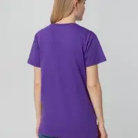 Футболка унисекс T-bolka 140, фиолетовая, размер XXXL
