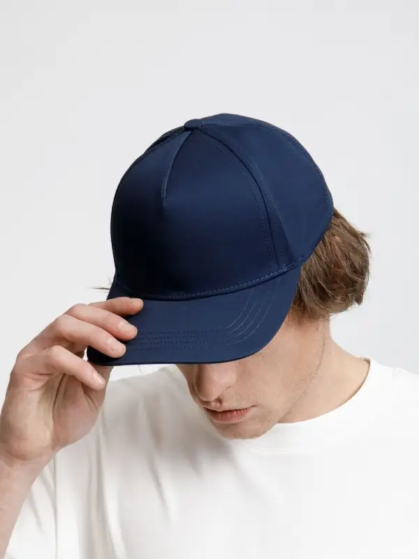 Бейсболка Seguro, темно-синяя Бейсболка Seguro, темно-синяя