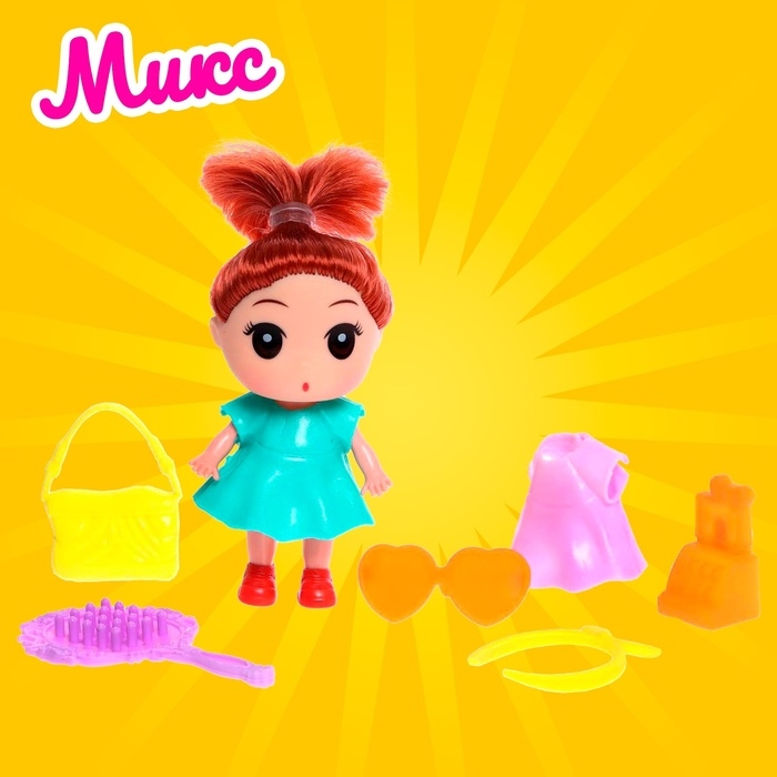 Кукла малышка «Лола» с аксессуарами, МИКС Кукла малышка «Лола» с аксессуарами, МИКС