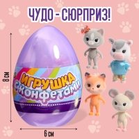 Игрушка в яйце &laquo;Чудо-сюрприз: Зверята&raquo;, МИКС