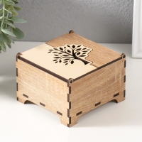 Шкатулка комбинированная "Дерево" 10,5х10х7 см Шкатулка комбинированная "Дерево" 10,5х10х7 см