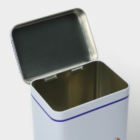 Банка для сыпучих продуктов &laquo;Гуси&raquo;,2,7 л, 13,5 х 9,5 х 21,5 см, жесть