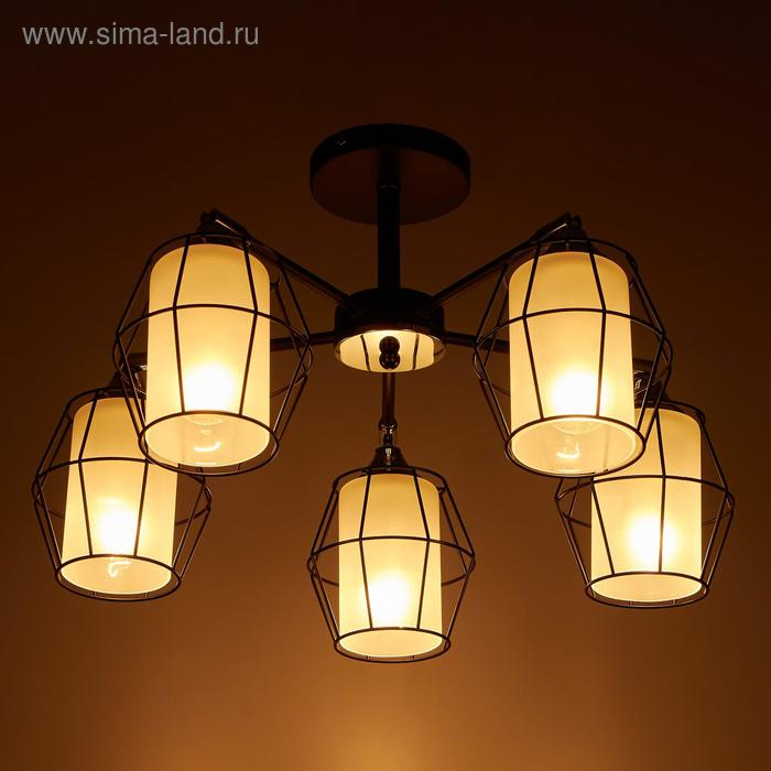 Люстра ГАЛЛОП 8357 5хЕ27 60Вт чёрный Люстра ГАЛЛОП 8357 5хЕ27 60Вт чёрный